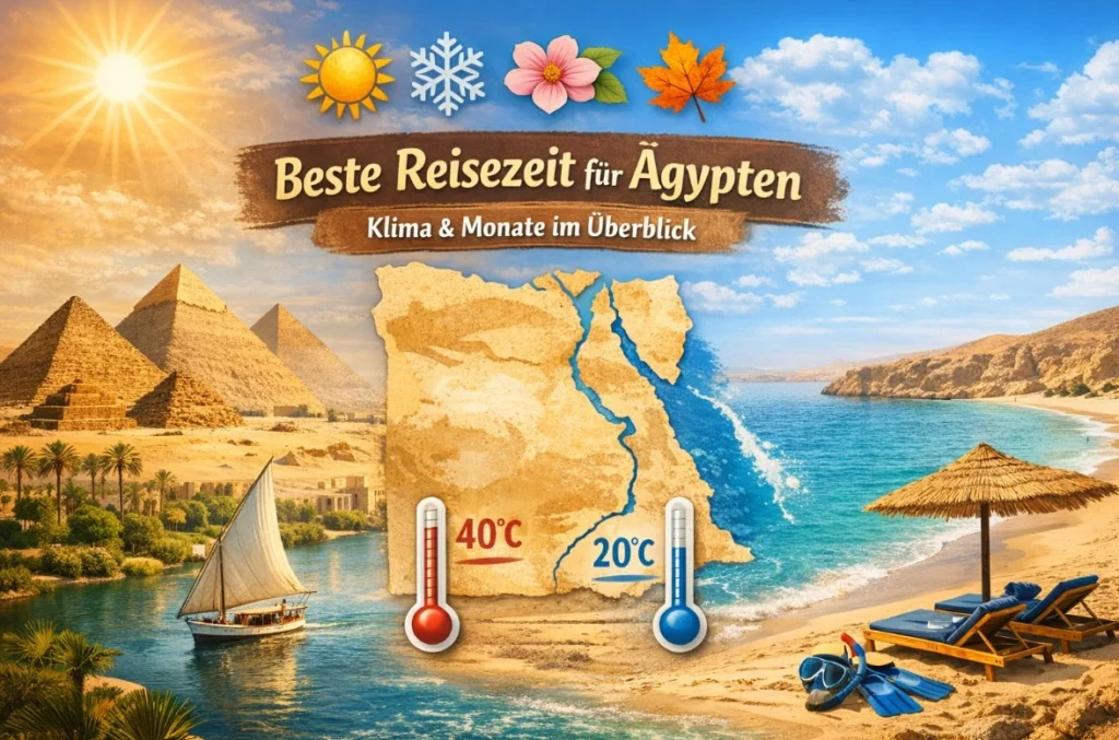 Beste Reisezeit für Ägypten