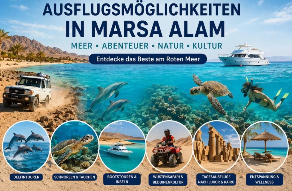 Ausflugsmöglichkeiten in Marsa Alam