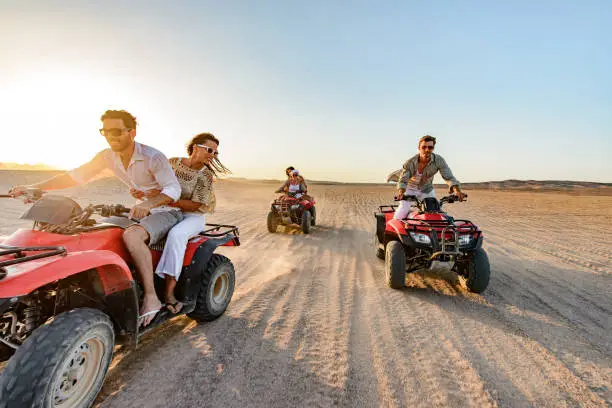 Private Quadtour Makadi Bay bei Sonnenaufgang ab El Gouna